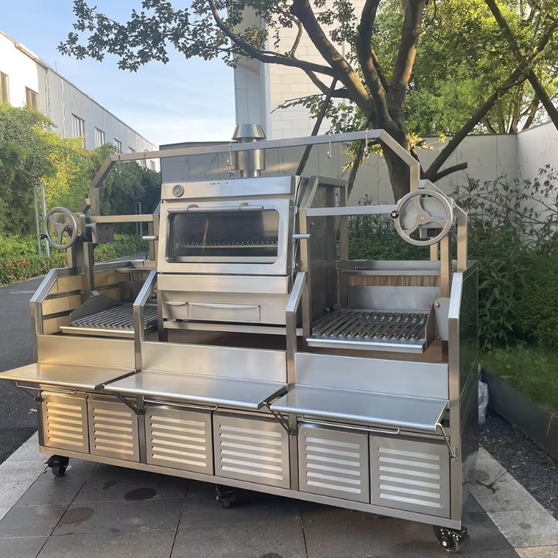 Heavy Equipment Kitchen - อุปกรณ์ครัวเชิงพาณิชย์ เตาย่างบาร์บีคิวแบบแบน ทนทาน สำหรับย่างสเต็กและเนื้อสัตว์ แบบกำหนดเองได้