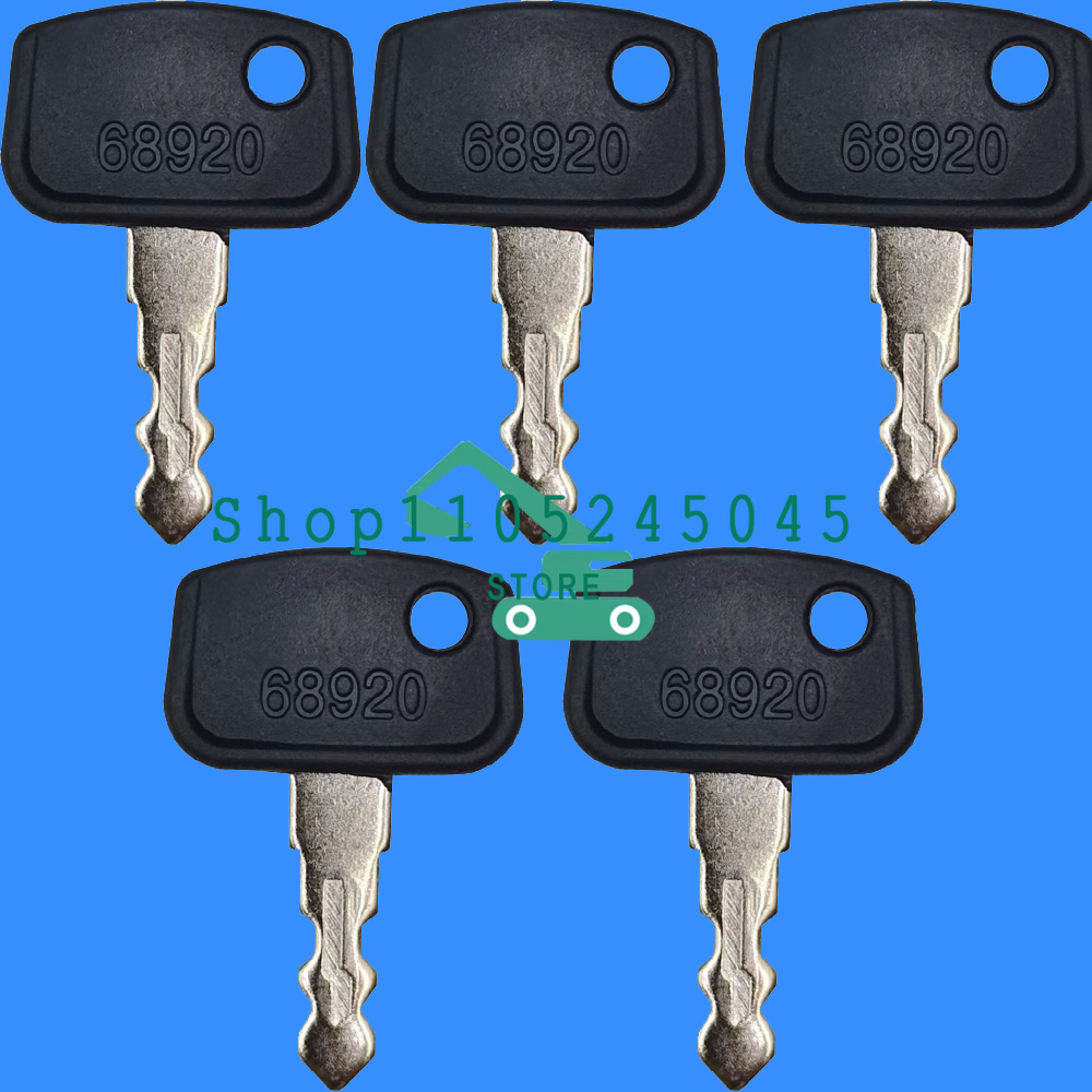 Heavy Equipment Kubota - 1/5/10PCS ใหม่กุญแจสตาร์ท PL501-68920 สำหรับคูโบต้าเครื่องจักรกลหนักรถขุดก่อสร้าง RTV500 ZD