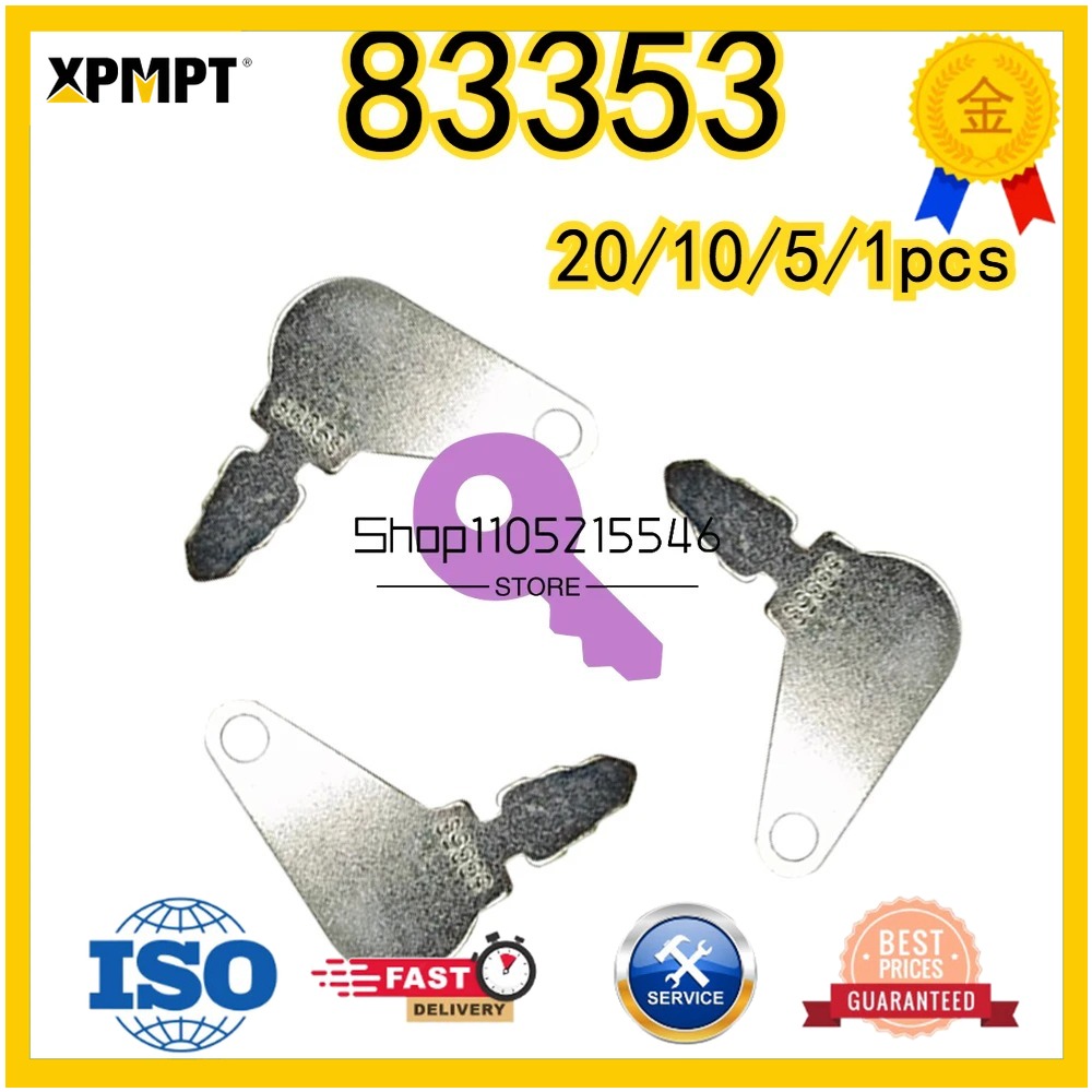 Heavy Equipment Kubota - 20/10/5/1 ชิ้น กุญแจใหม่ 83353 สำหรับเครื่องยนต์ก่อสร้างคูโบต้า/ชุดกุญแจเครื่องจักรกลหนัก