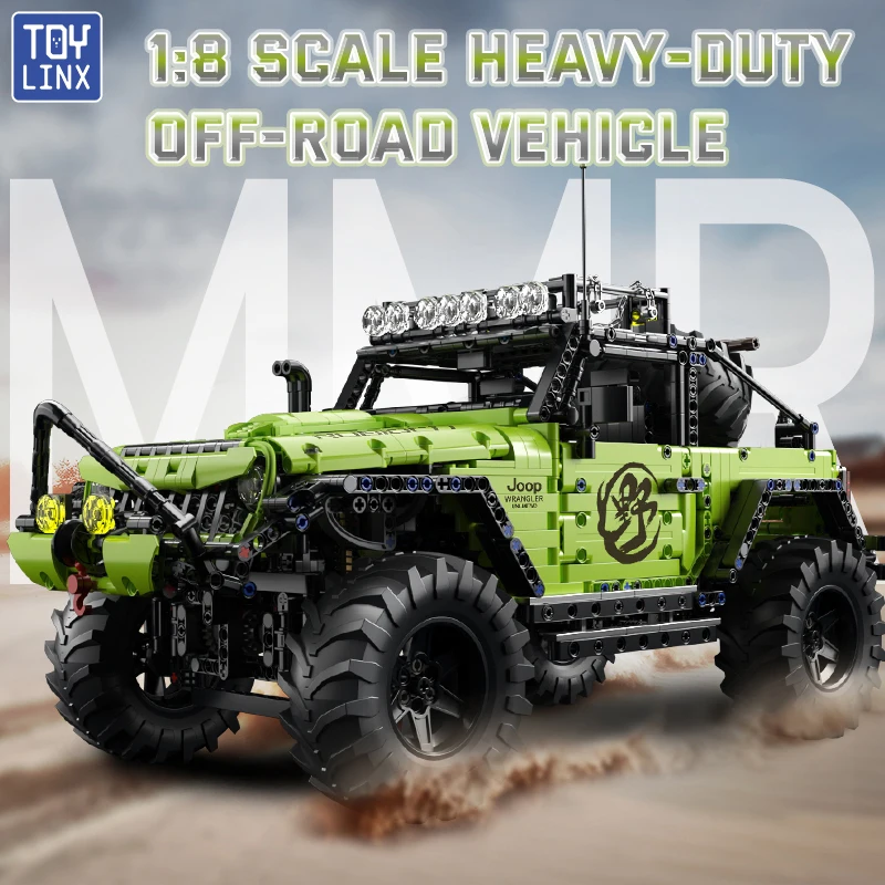 Heavy Equipment Lego - TOYLYNX DIY Moc Off-road รถบล็อกอาคาร 1:8