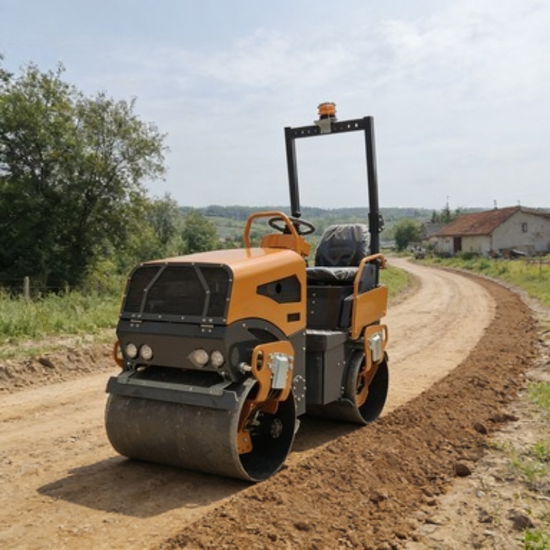 Heavy Equipment For Construction - รถบดอัดดินแบบสั่นสะเทือนสำหรับงานหนัก เครื่องจักรก่อสร้างดีเซลขนาดเล็ก สำหรับดินและยางมะตอย