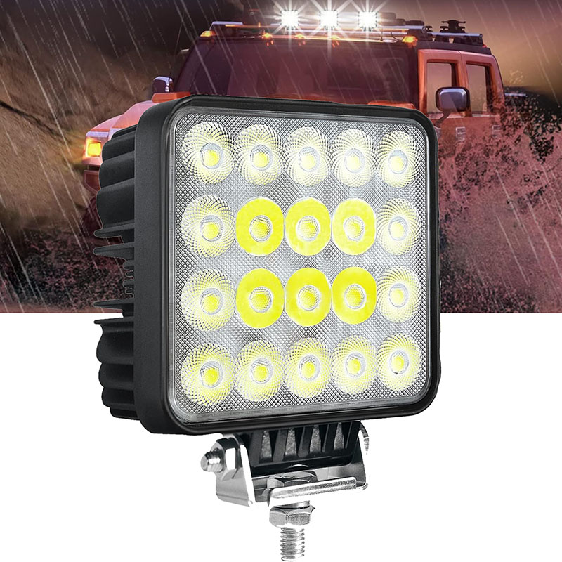 Heavy Equipment Working - ไฟสปอร์ตไลท์สำหรับรถยนต์ 60W 1 ชิ้น แบบรวมลำแสงสปอตและฟลัด ไฟตัดหมอก