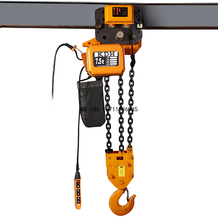 Tools Heavy Equipment - รอกโซ่ไฟฟ้าสำหรับงานหนัก 7.5 ตัน อุปกรณ์ยกของอุตสาหกรรม