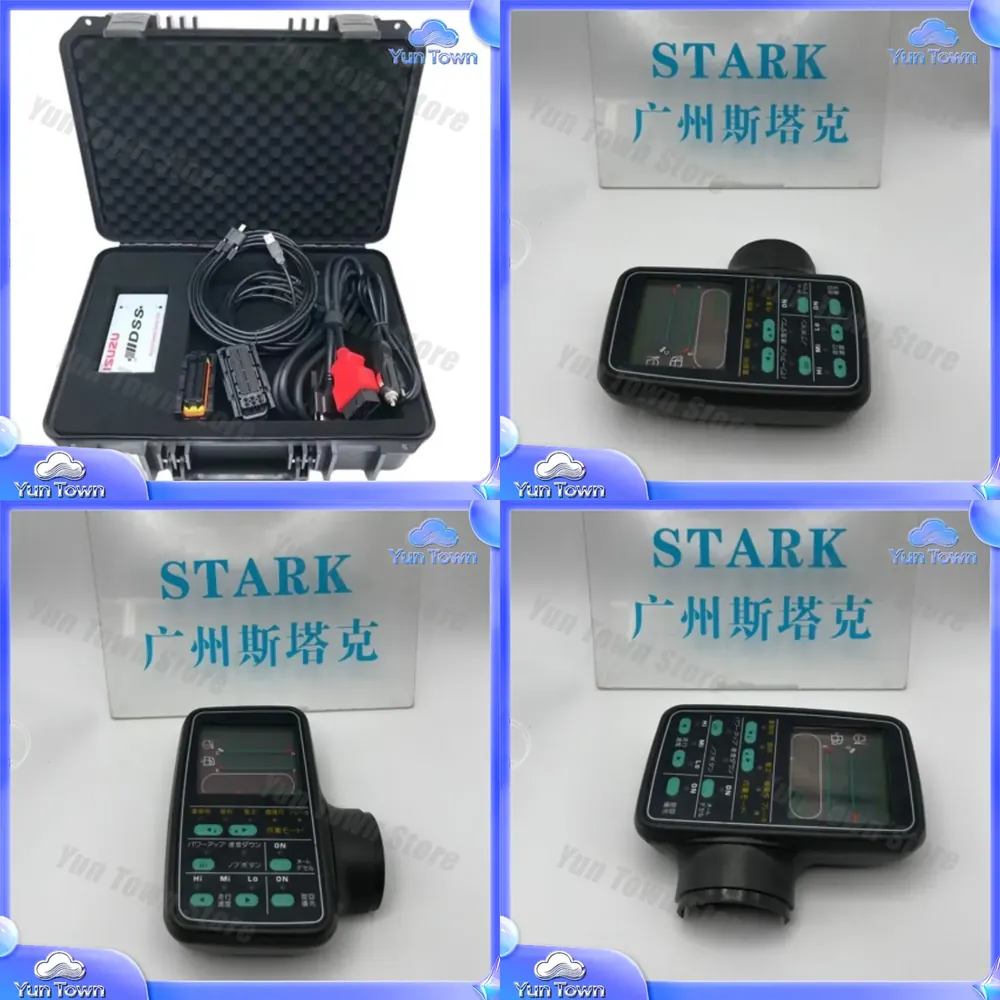Heavy Equipment Diagnostic Tool - เครื่องมือวินิจฉัยรถบรรทุกและรถขุด Isuzu 4HK1 4JJ1 6UZ1 อุปกรณ์ตรวจจับไฟฟ้า