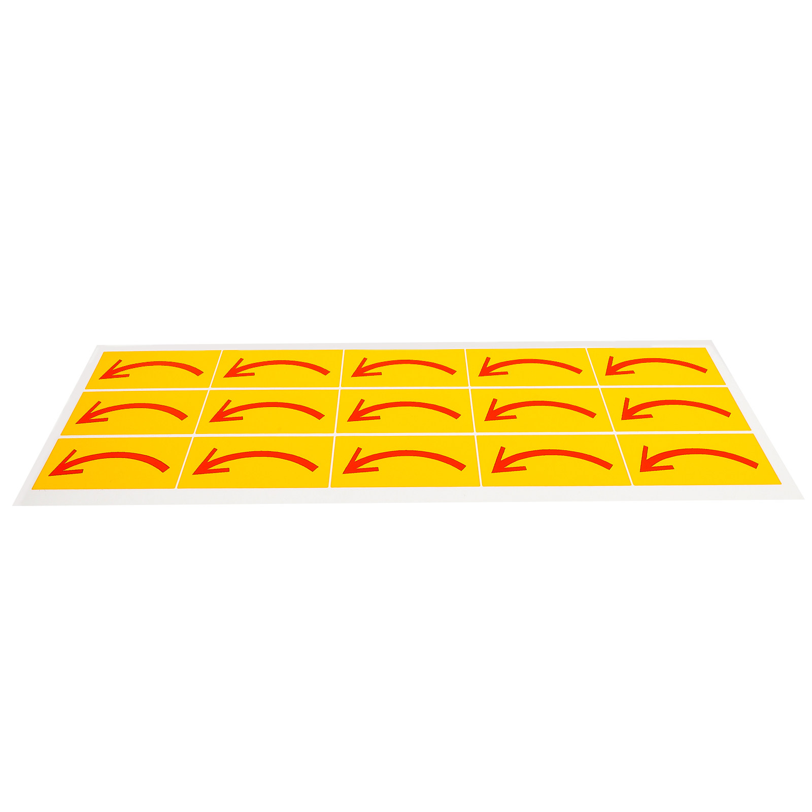 Heavy Equipment Warning Sign - สติกเกอร์ลูกศรบอกทิศทาง 15 ชิ้น วัสดุ PVC ทนทาน