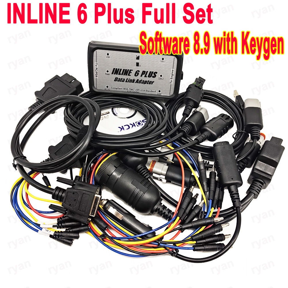 Heavy Equipment Diagnostic Tool - สำหรับ Cummins Inline 6 plus ข้อมูล