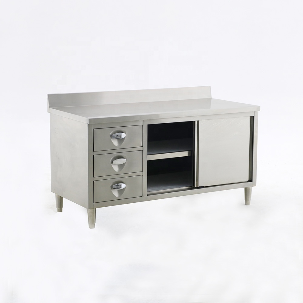 ตู้เก็บของในครัวสแตนเลสสำหรับง - Heavy Equipment Kitchen บทวิจารณ์และราคา
