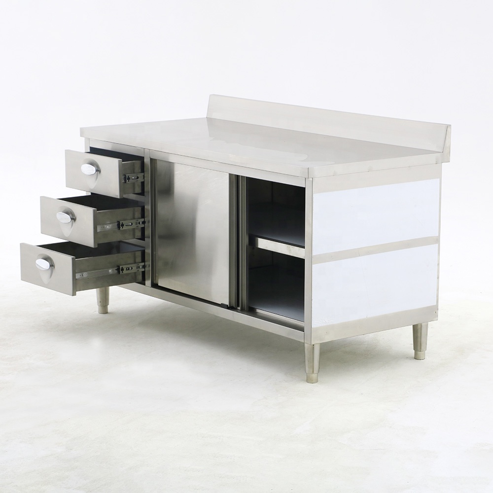 ตู้เก็บของในครัวสแตนเลสสำหรับง - Heavy Equipment Kitchen บทวิจารณ์และราคา
