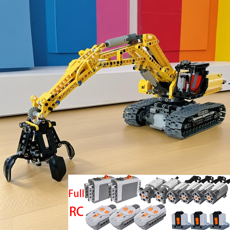 ใหม่การวิเคราะห์Excavator Full - Heavy Equipment Lego บทวิจารณ์และราคา