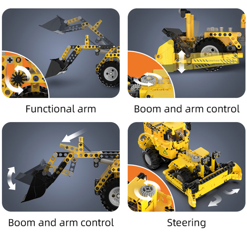 Cada 693ชิ้นรถตักดินในเมืองรถบ - Heavy Equipment Lego บทวิจารณ์และราคา