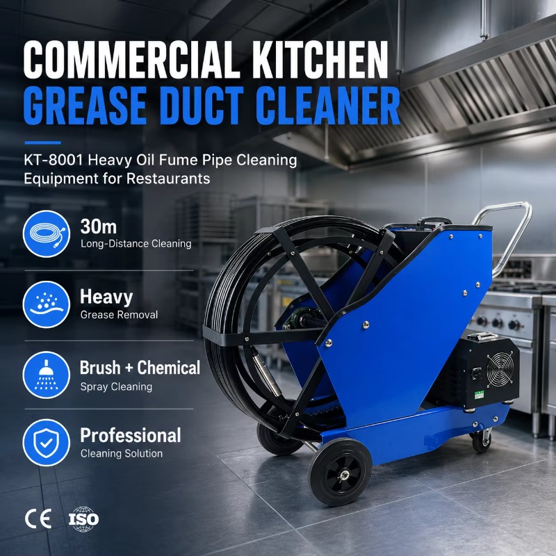 เครื่องทำความสะอาดท่อระบายคราบ - Heavy Equipment Kitchen บทวิจารณ์และราคา
