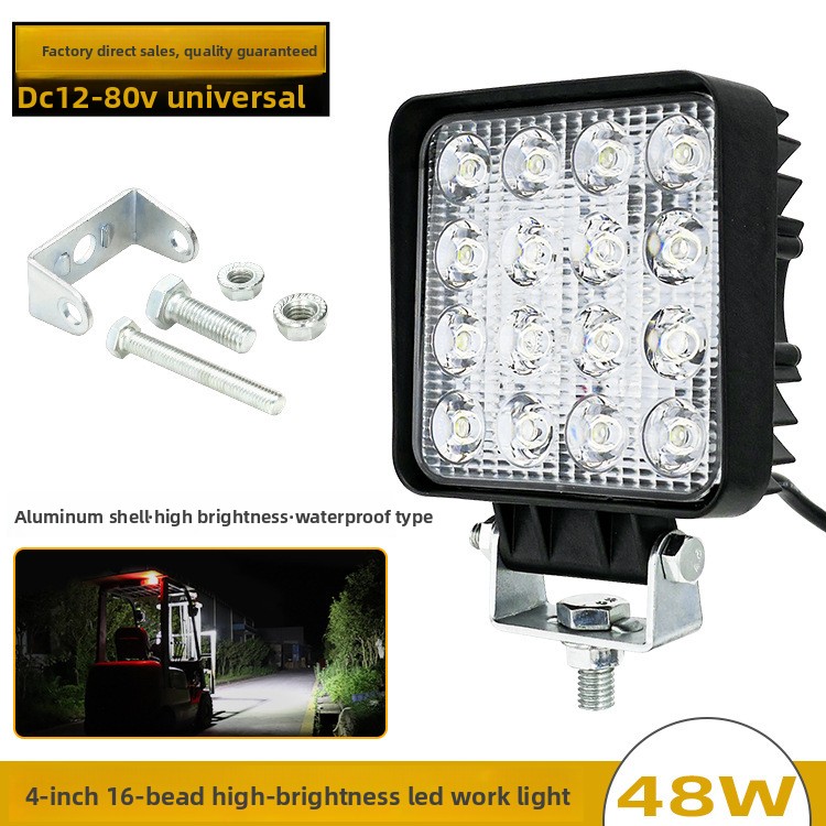 ไฟทำงาน LED 48W 16LED ขนาด 4 น - Heavy Equipment Working บทวิจารณ์และราคา