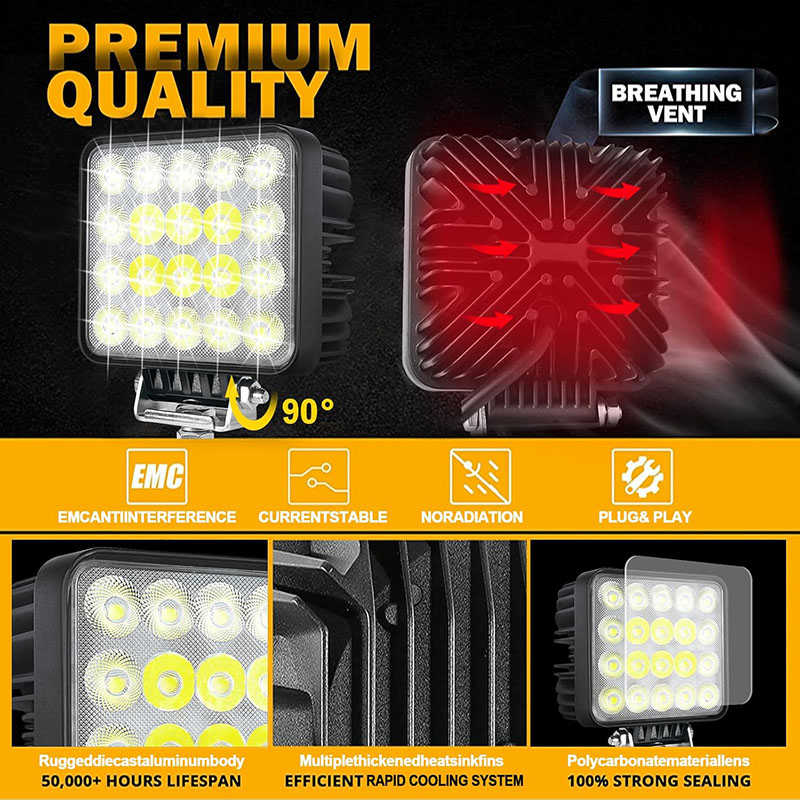 ไฟสปอร์ตไลท์สำหรับรถยนต์ 60W 1 - Heavy Equipment Working บทวิจารณ์และราคา