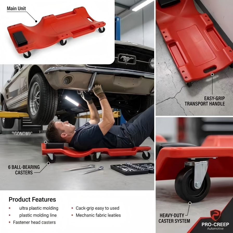 รถเข็นช่างซ่อมขนาด 40 นิ้ว 6 ล - Heavy Equipment Repair บทวิจารณ์และราคา