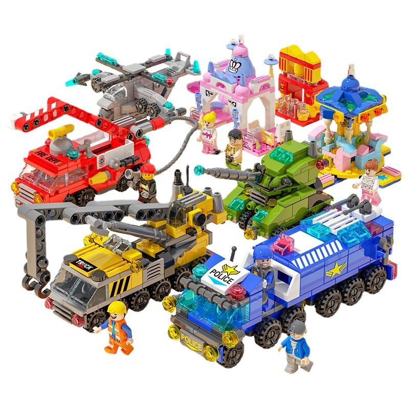 ชุดตัวต่อรถเมืองจิ๋ว DIY รถตำร - Heavy Equipment Lego บทวิจารณ์และราคา