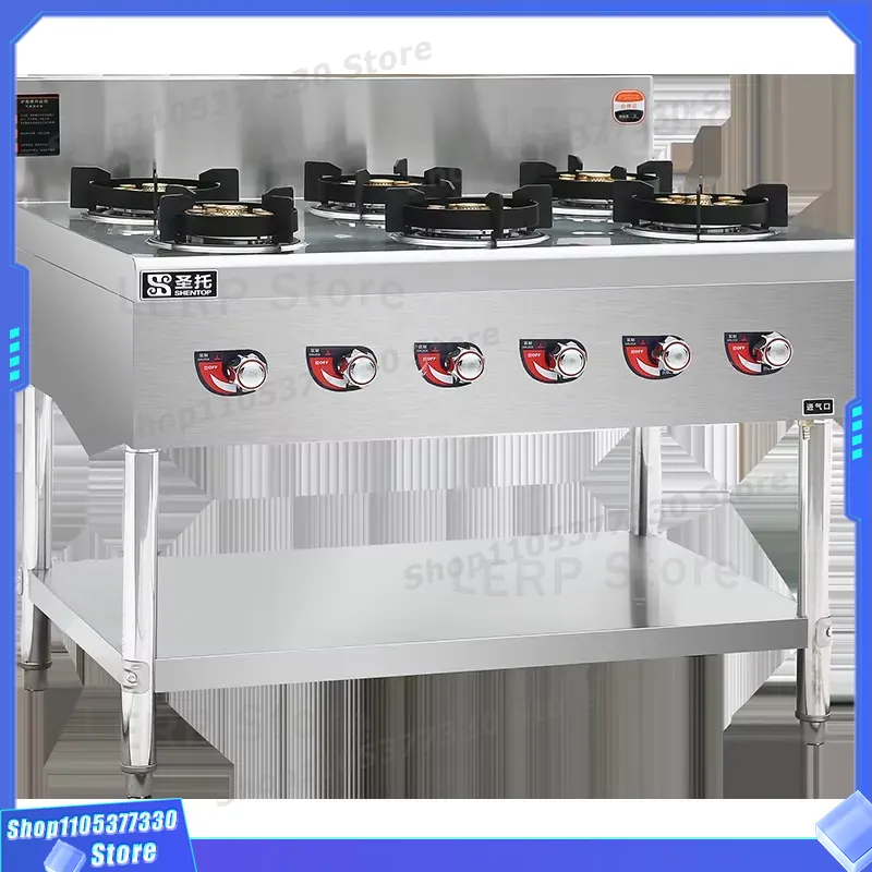 เตาแก๊สแบบตั้งโต๊ะ 6 หัวเตา สำ - Heavy Equipment Kitchen บทวิจารณ์และราคา
