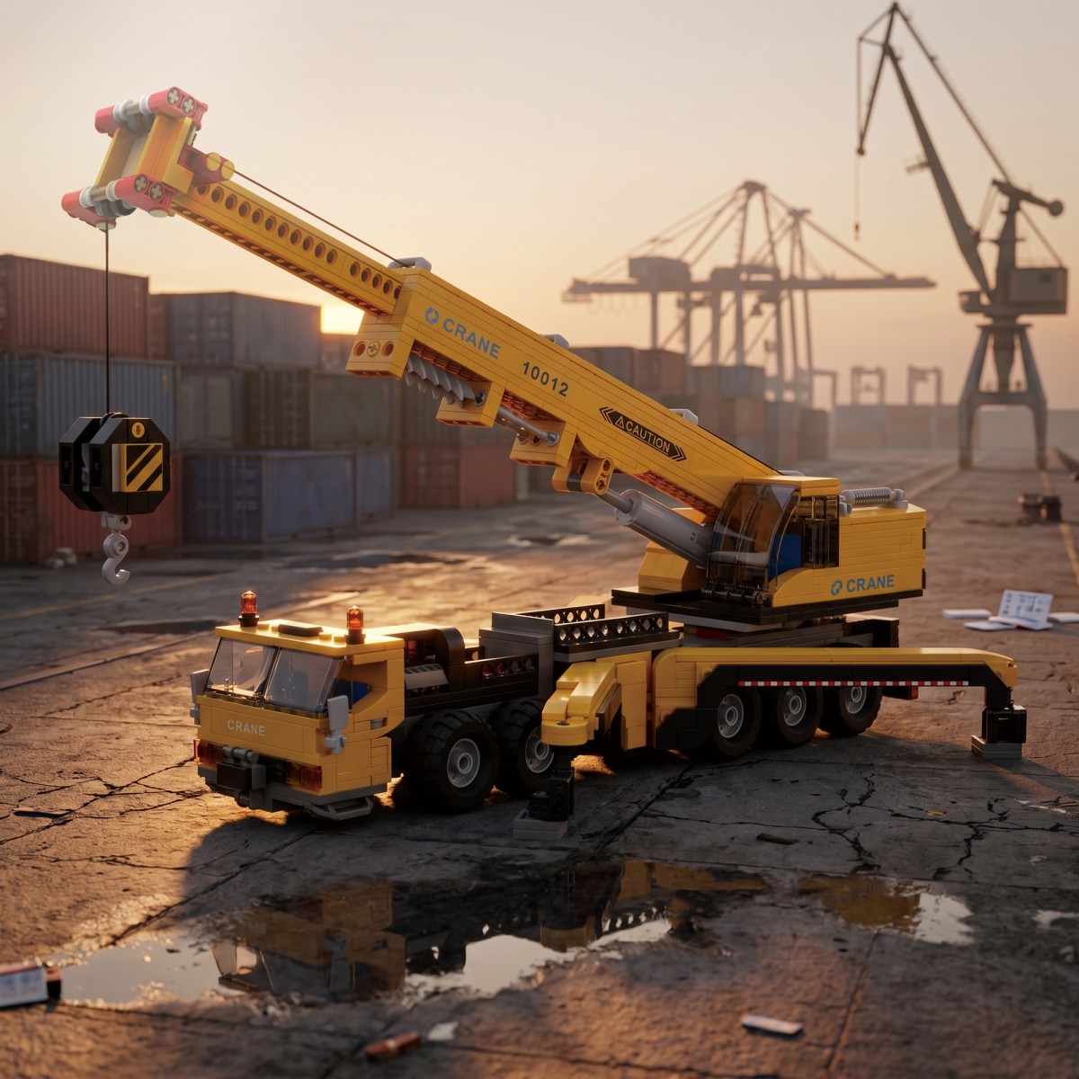 989 ชิ้น บล็อกตัวต่อรถเครนเคลื - Heavy Equipment Lego บทวิจารณ์และราคา